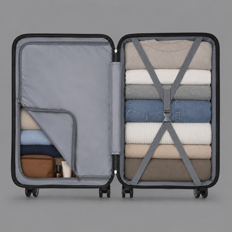 Intérieur spacieux et bien organisé