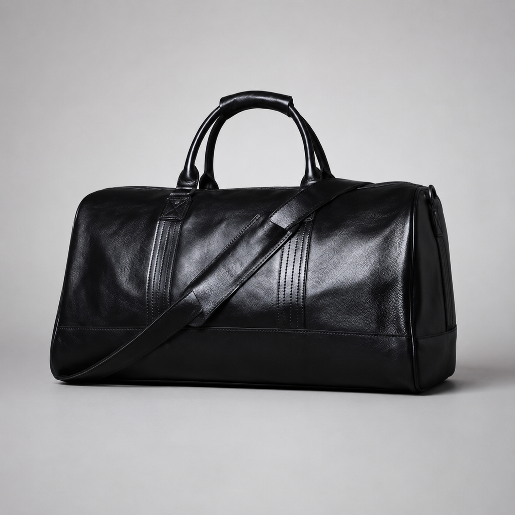 Sac de voyage CORSO - Cuir noir