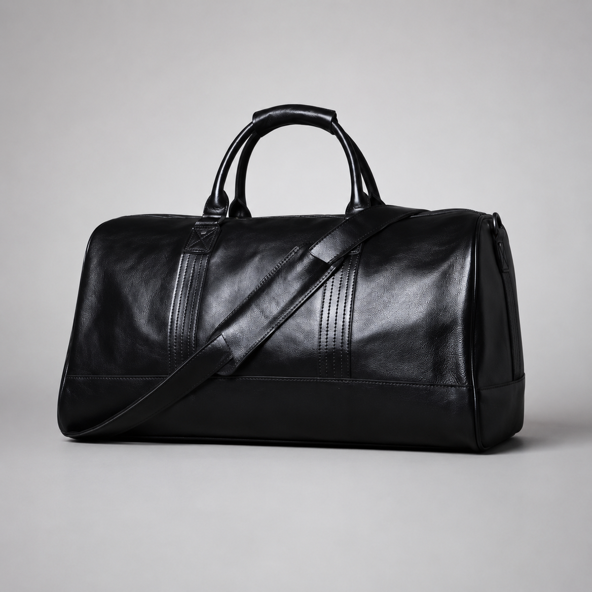 Sac de voyage CORSO - Cuir noir