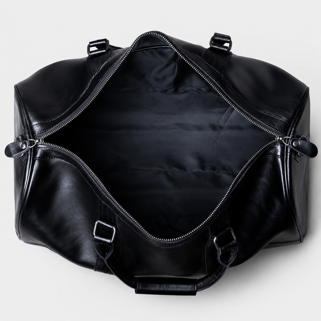 Sac de voyage CORSO - Cuir noir