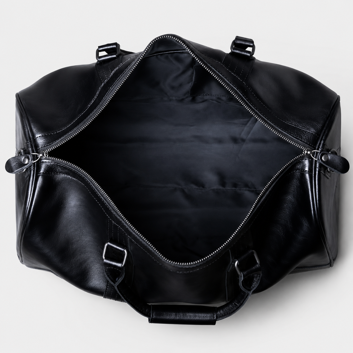Sac de voyage CORSO - Cuir noir